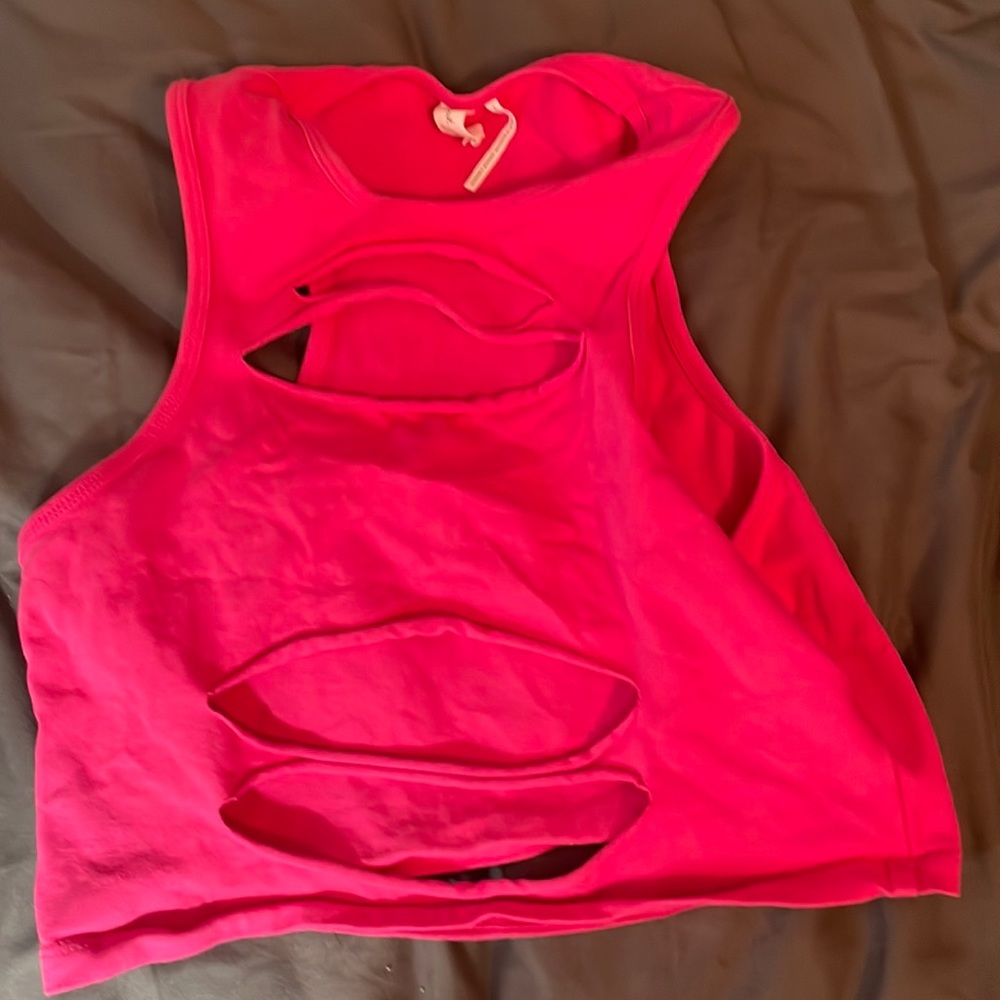 urban outfitters — out from under pink cut off tank